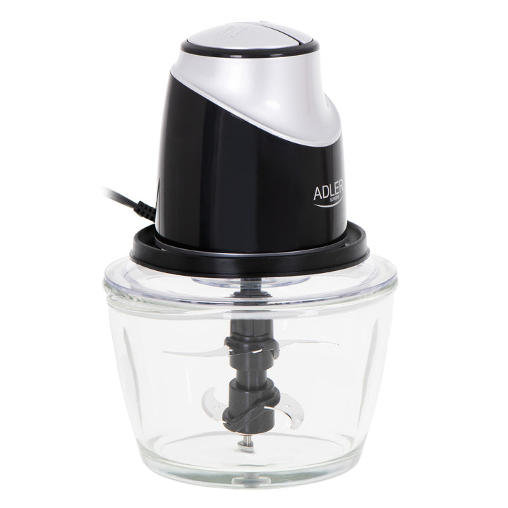 Picadora con recipiente de cristal Adler AD 4082 300W cuchillas de acero inoxidable