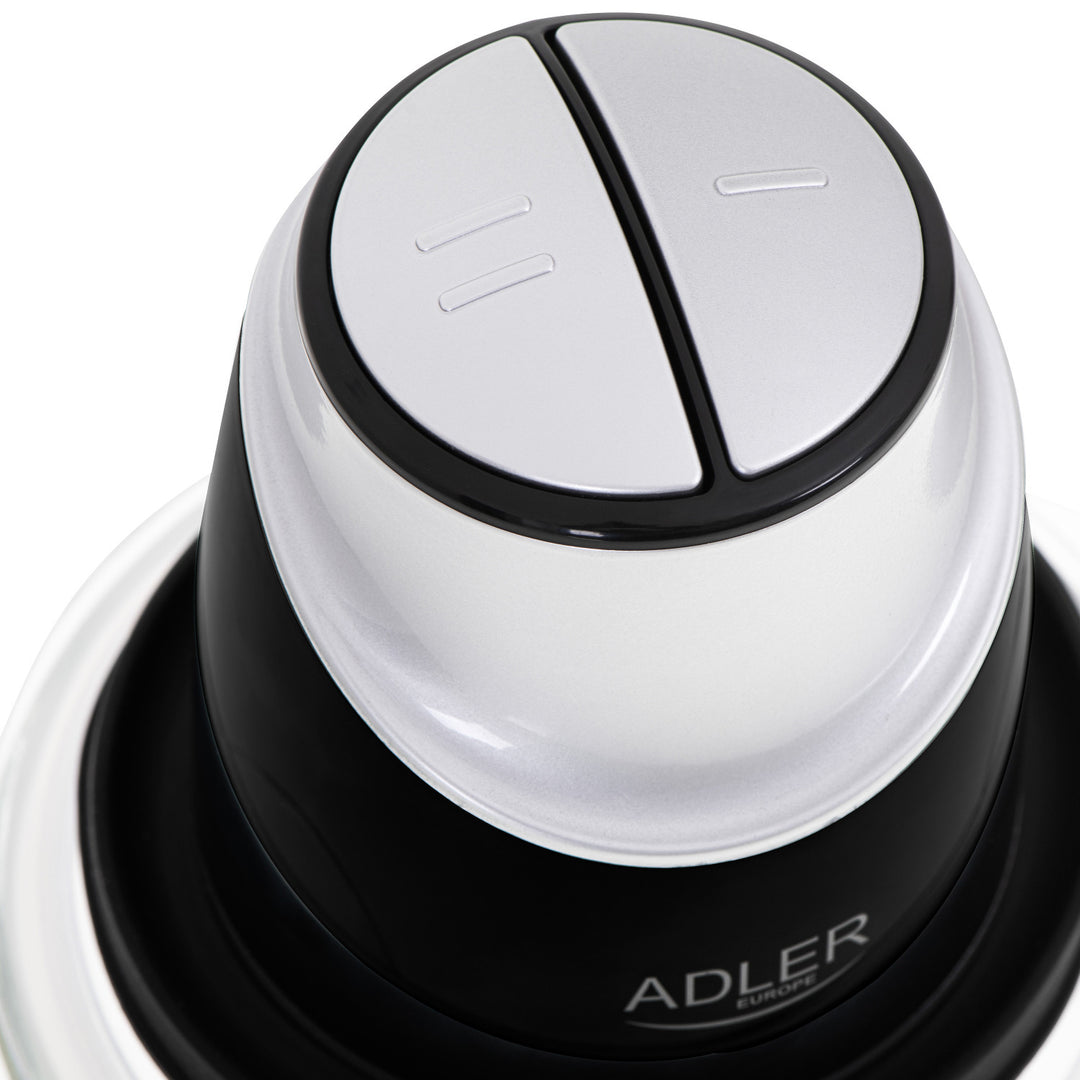Picadora con recipiente de cristal Adler AD 4082 300W cuchillas de acero inoxidable