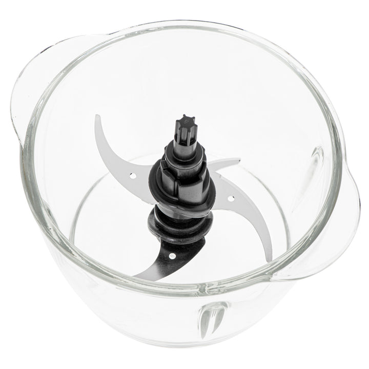 Picadora con recipiente de cristal Adler AD 4082 300W cuchillas de acero inoxidable