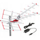 Antena de TV direccional DVB-T MUX 8 + adaptador usb 5 V
