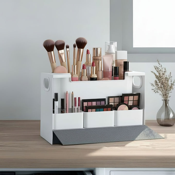Organizador de maquilhagem universal Maclean MC-479 para cosméticos e artigos de higiene pessoal, carga máxima de 8 kg, 367 x 150 x 220 mm