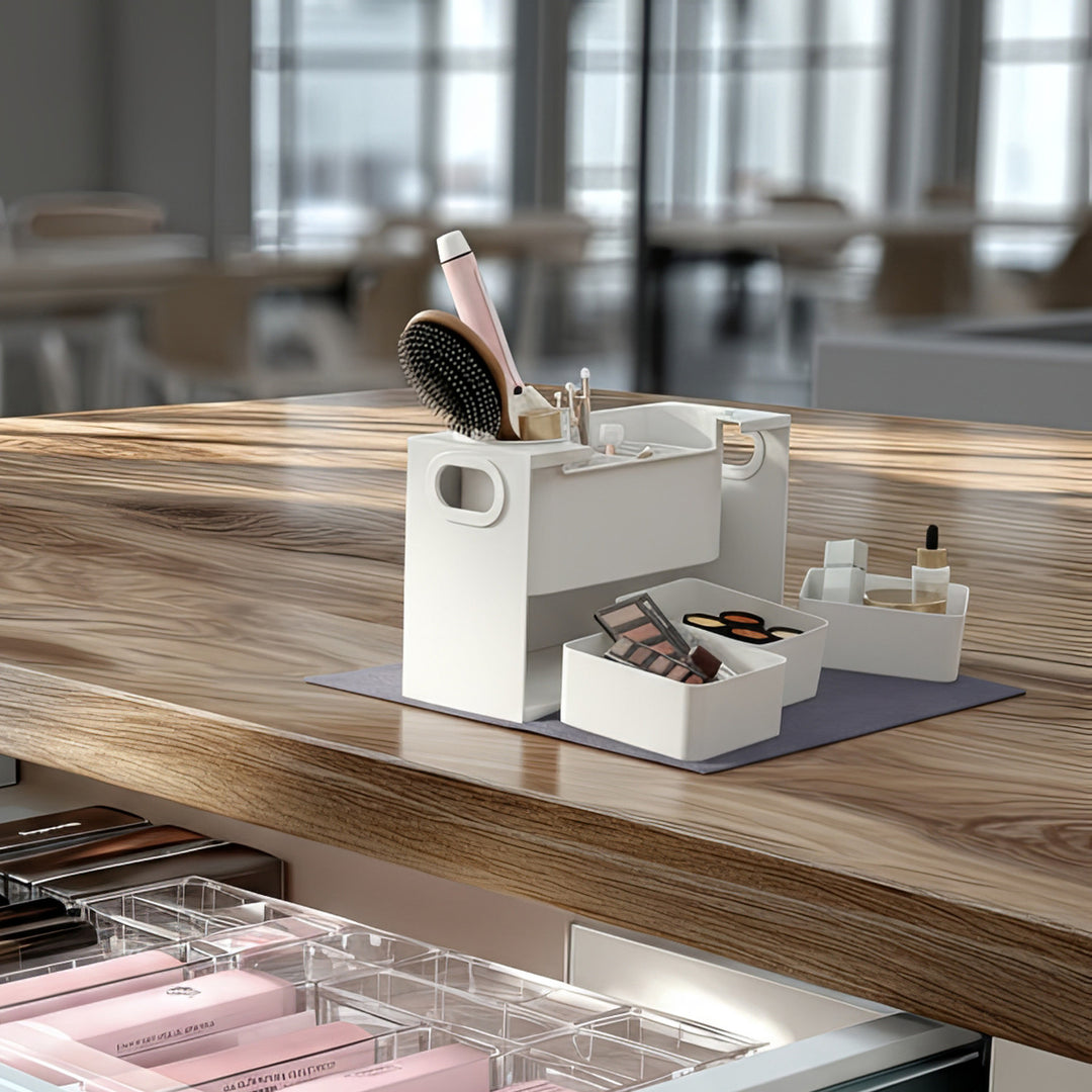Organizador de maquilhagem universal Maclean MC-479 para cosméticos e artigos de higiene pessoal, carga máxima de 8 kg, 367 x 150 x 220 mm