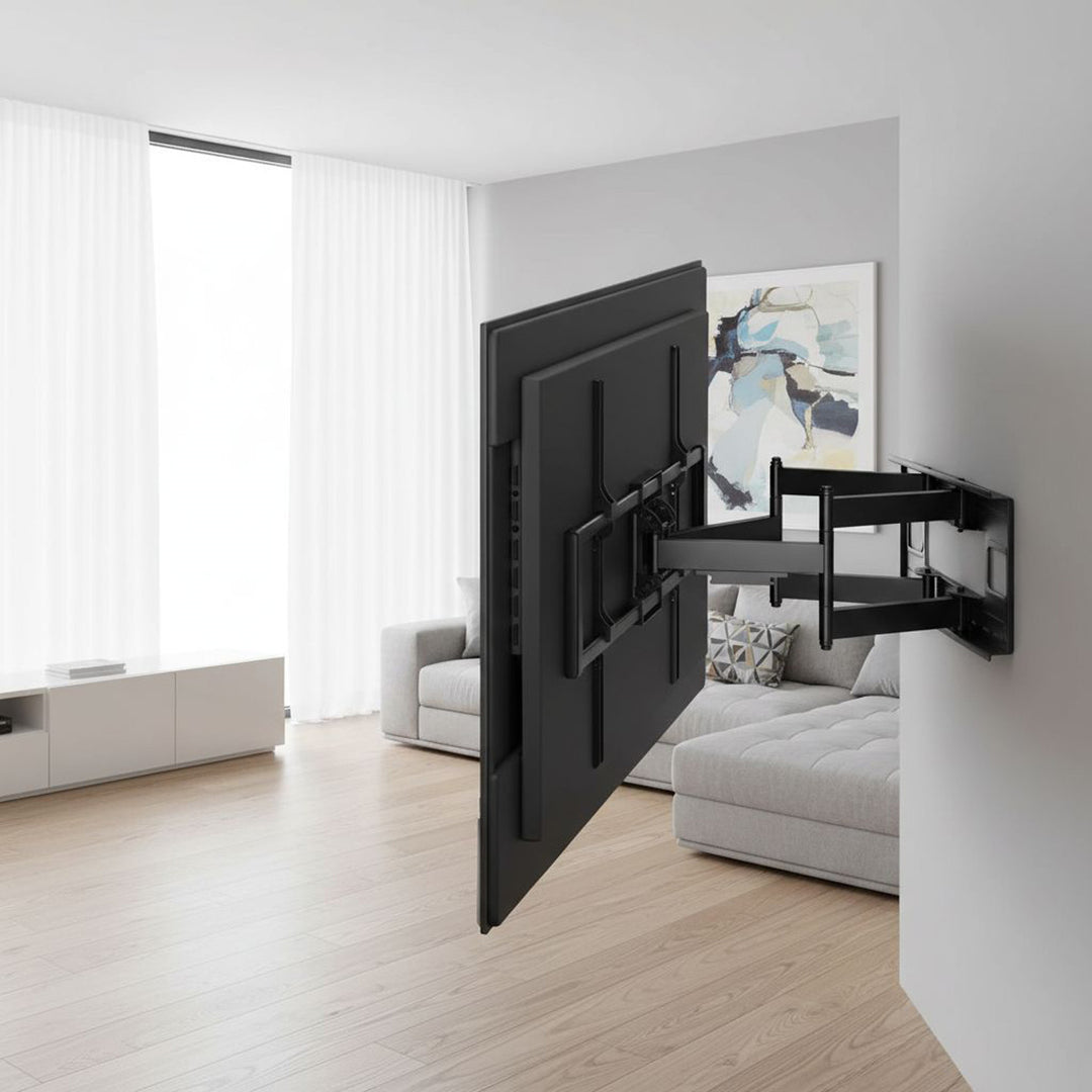 Maclean MC-482 Soporte Económico para TV, VESA 900x600 máx., 60-120", 120kg, negro