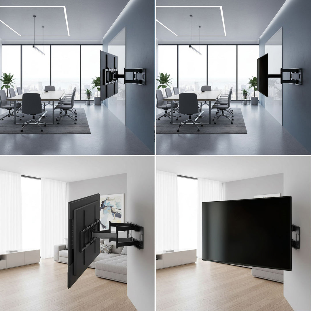 Maclean MC-482 Soporte Económico para TV, VESA 900x600 máx., 60-120", 120kg, negro