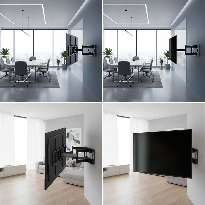 Maclean MC-482 Soporte Económico para TV, VESA 900x600 máx., 60-120", 120kg, negro