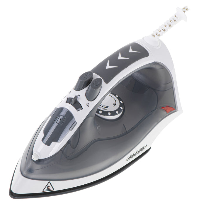 Plancha de vapor Mesko, potencia de 2800 W, suela cerámica, MS 5037