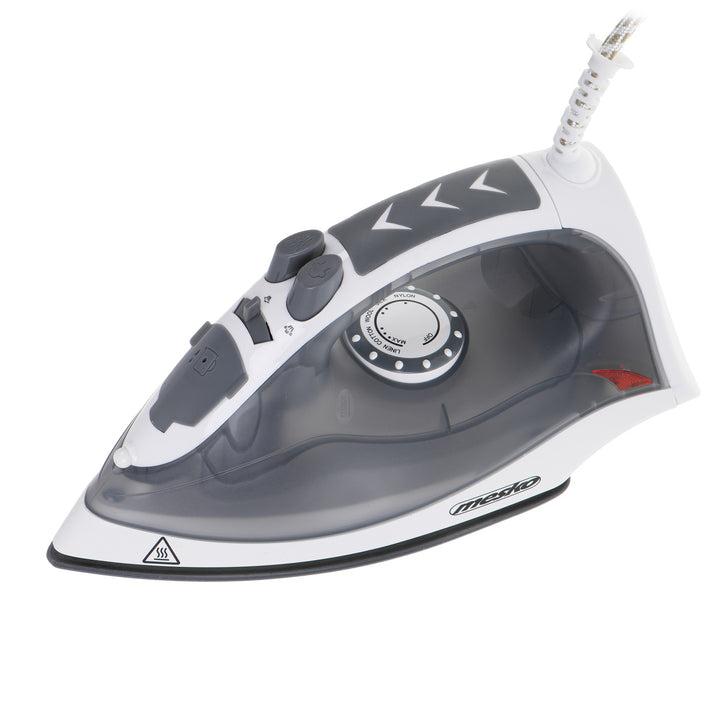 Plancha de vapor Mesko, potencia de 2800 W, suela cerámica, MS 5037