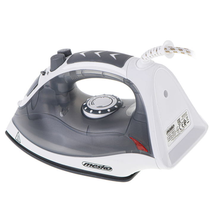 Plancha de vapor Mesko, potencia de 2800 W, suela cerámica, MS 5037