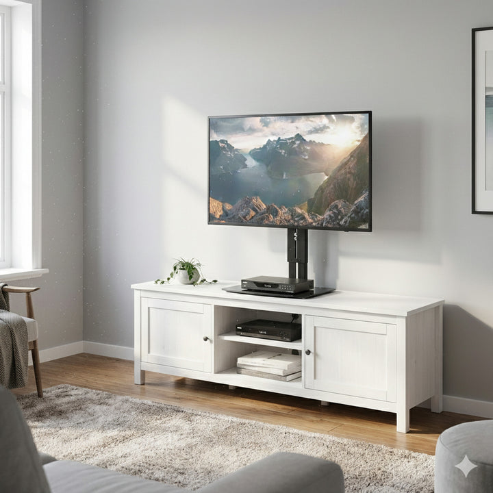 Suporte de parede para TV Maclean MC-451 com prateleira máx. 20kg, máx. VESA 200x200, para TV de 15-42"