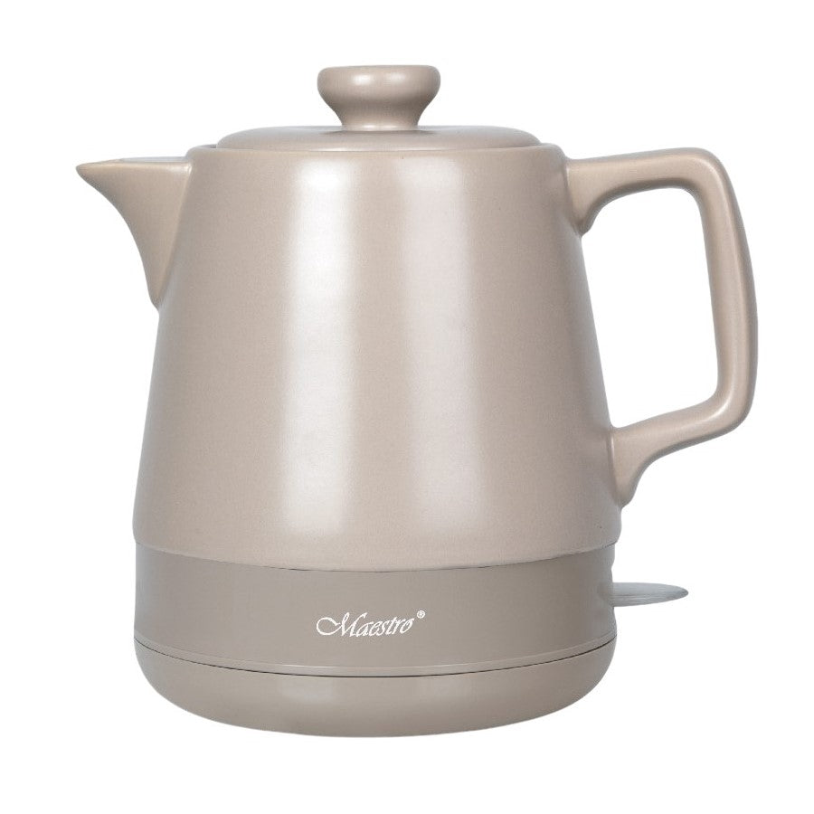 Chaleira elétrica de cerâmica Maestro MR-071 bege 1000 W 1 L, tomada para Reino Unido