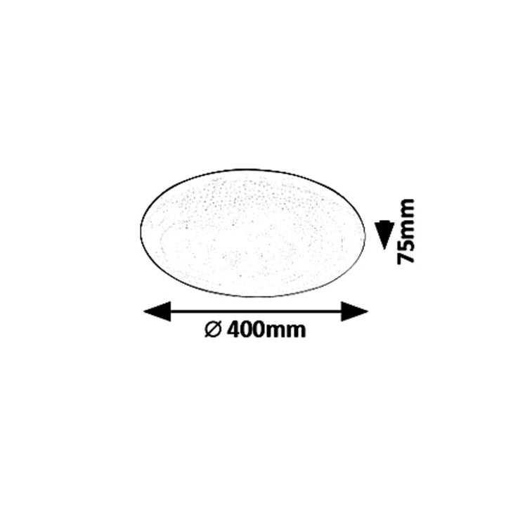 Candeeiro de teto Rabalux Danny 5445 branco 36W cor da luz regulável