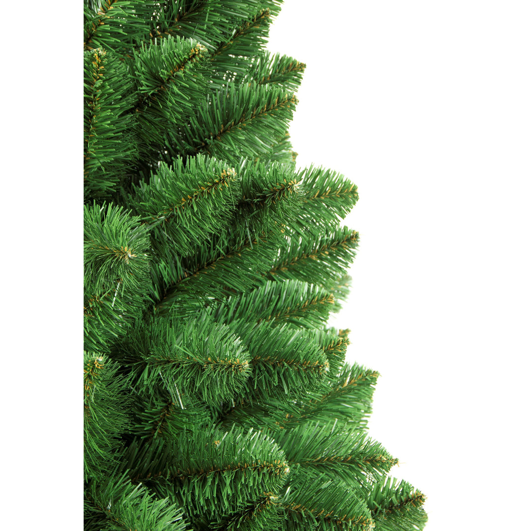 Árvore de Natal artificial Damich, pinheiro, decoração de Natal com suporte em PVC de 180 cm