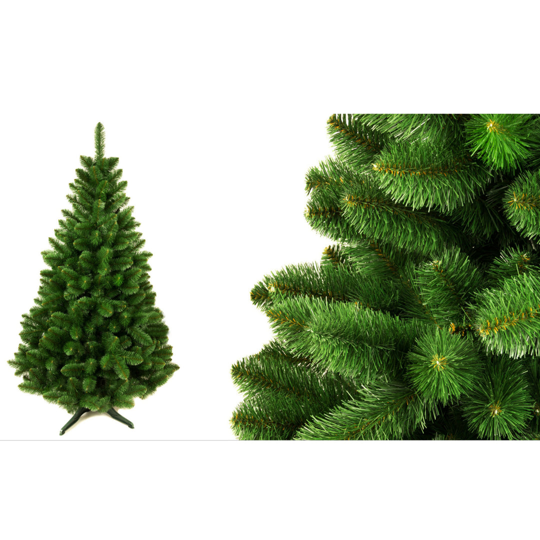 Árvore de Natal artificial Damich, pinheiro, decoração de Natal com suporte em PVC de 180 cm