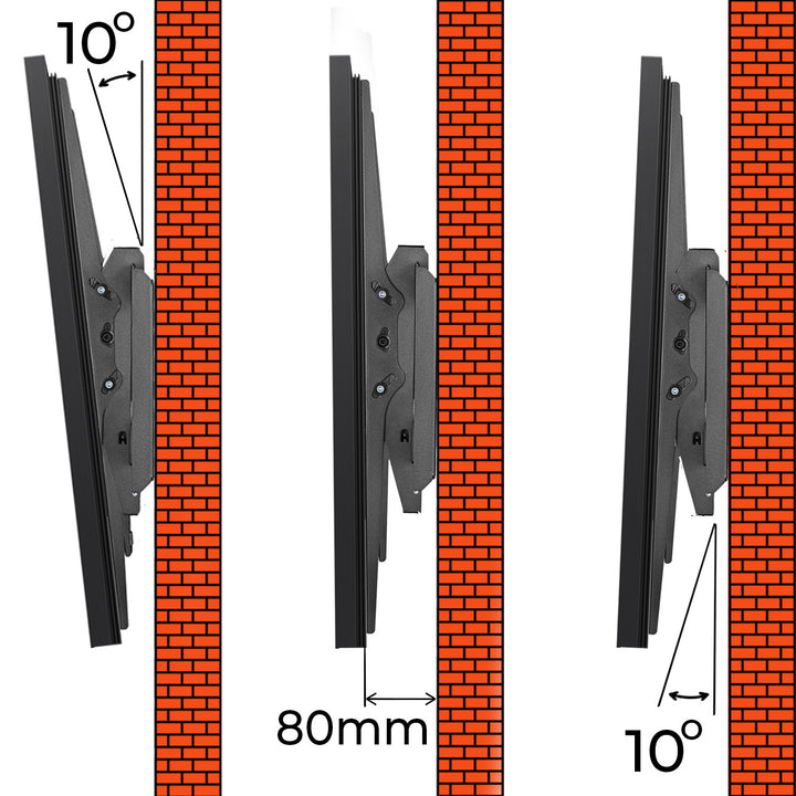 Suporte para TV ou Monitor Maclean MC-750N, máx. VESA 900x600, 60-120", 120 kg, Preto