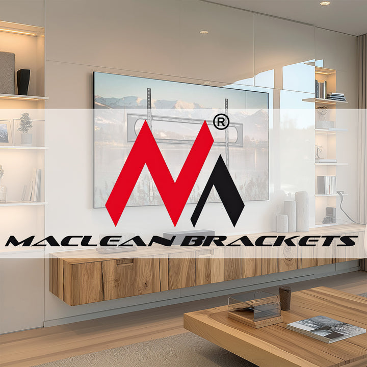 Suporte para TV ou Monitor Maclean MC-750N, máx. VESA 900x600, 60-120", 120 kg, Preto