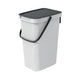 Keden Systema Q Cubo de Basura Cubo de Reciclaje 12L Color Ceniza