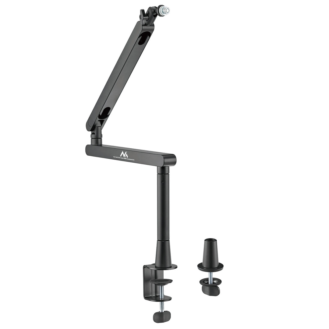 Suporte profissional para microfone Maclean MC-971, suporte universal, braço articulado, máx. 2 kg