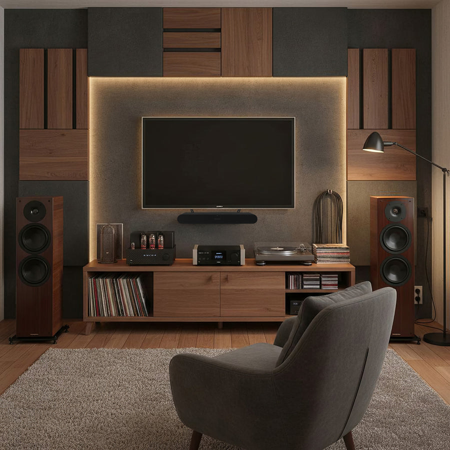 Suporte de coluna Maclean MC-975 para Sonos Ray, suporte adaptador padrão VESA, carga máxima de 2 kg