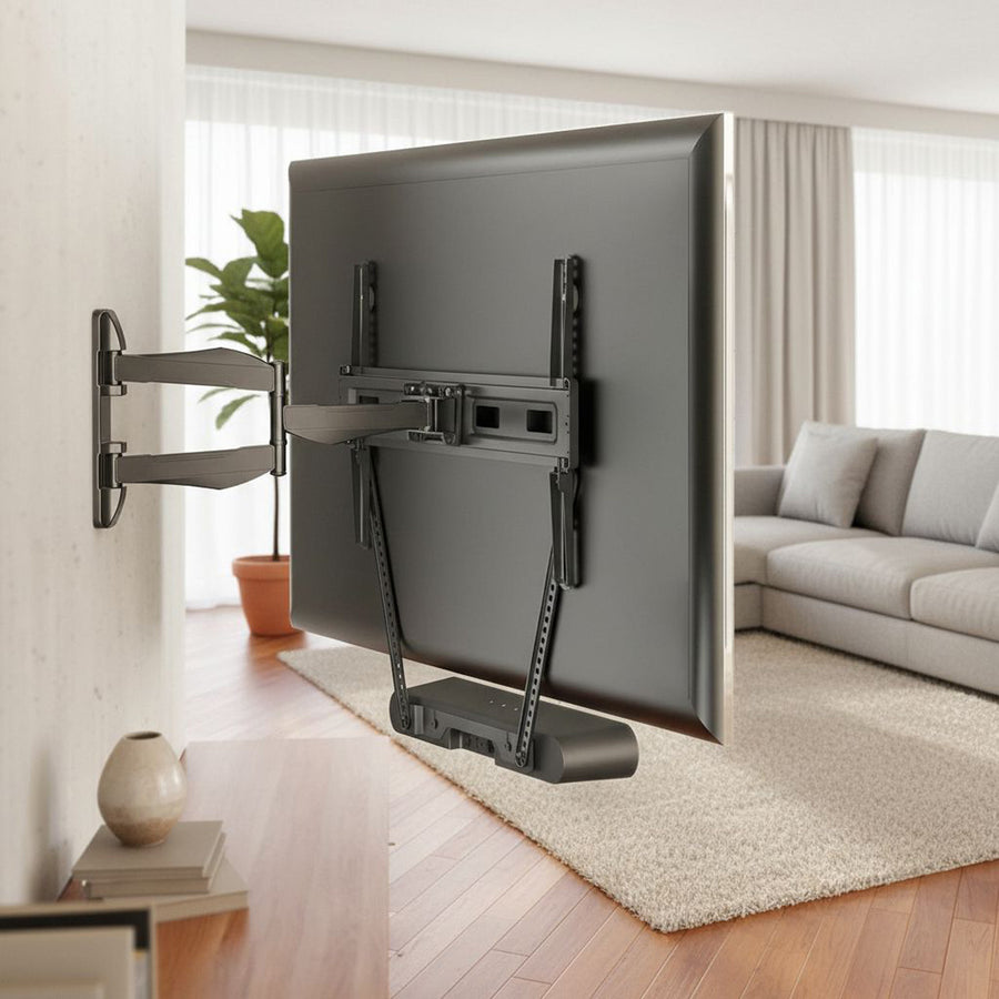 Suporte de coluna Maclean MC-975 para Sonos Ray, suporte adaptador padrão VESA, carga máxima de 2 kg