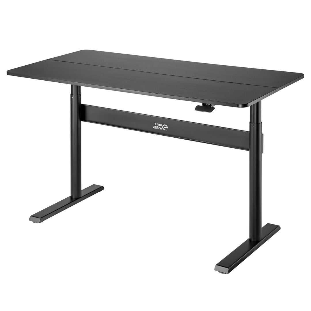 Secretária Ergo Office ER-453 com tampo de 140x68 cm, mola a gás, altura regulável, secretária para estar de pé ou sentado, altura máxima de 115 cm