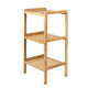 Móveis de casa de banho GreenBlue GB321, estante em bambu com 3 prateleiras, 370x330x780 mm
