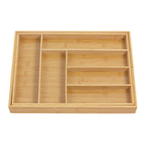 Organizador de cubiertos de bambú extensible GreenBlue, 325-500x430x45mm, GB379