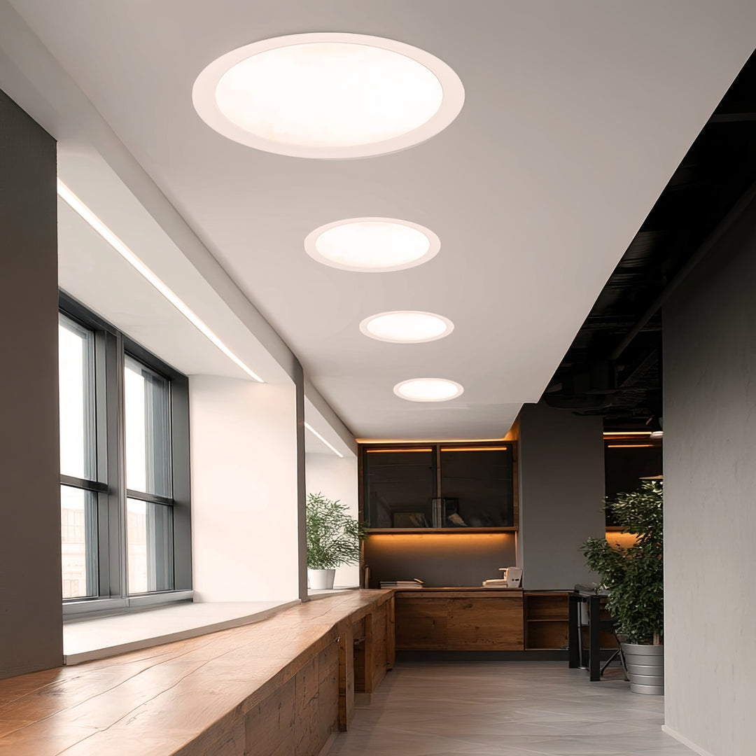 Painel de teto LED Maclean MCE372 R, montagem embutida fina, 18 W, branco neutro 4000 K, 170 x 26 mm, 1900 lm
