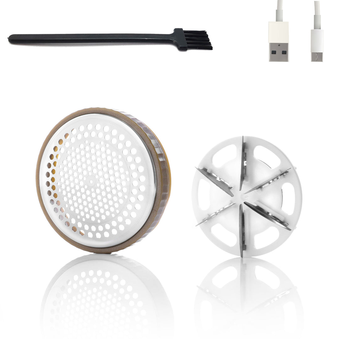 Afeitadora de tejidos Adler, carga USB, pantalla LCD, velocidad de 3 niveles, cepillo, AD 9617