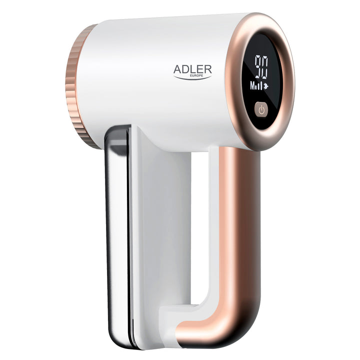 Afeitadora de tejidos Adler, carga USB, pantalla LCD, velocidad de 3 niveles, cepillo, AD 9617