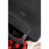 Gofrera Adler, para 4 gofres, control de temperatura, 1800W, AD 3049
