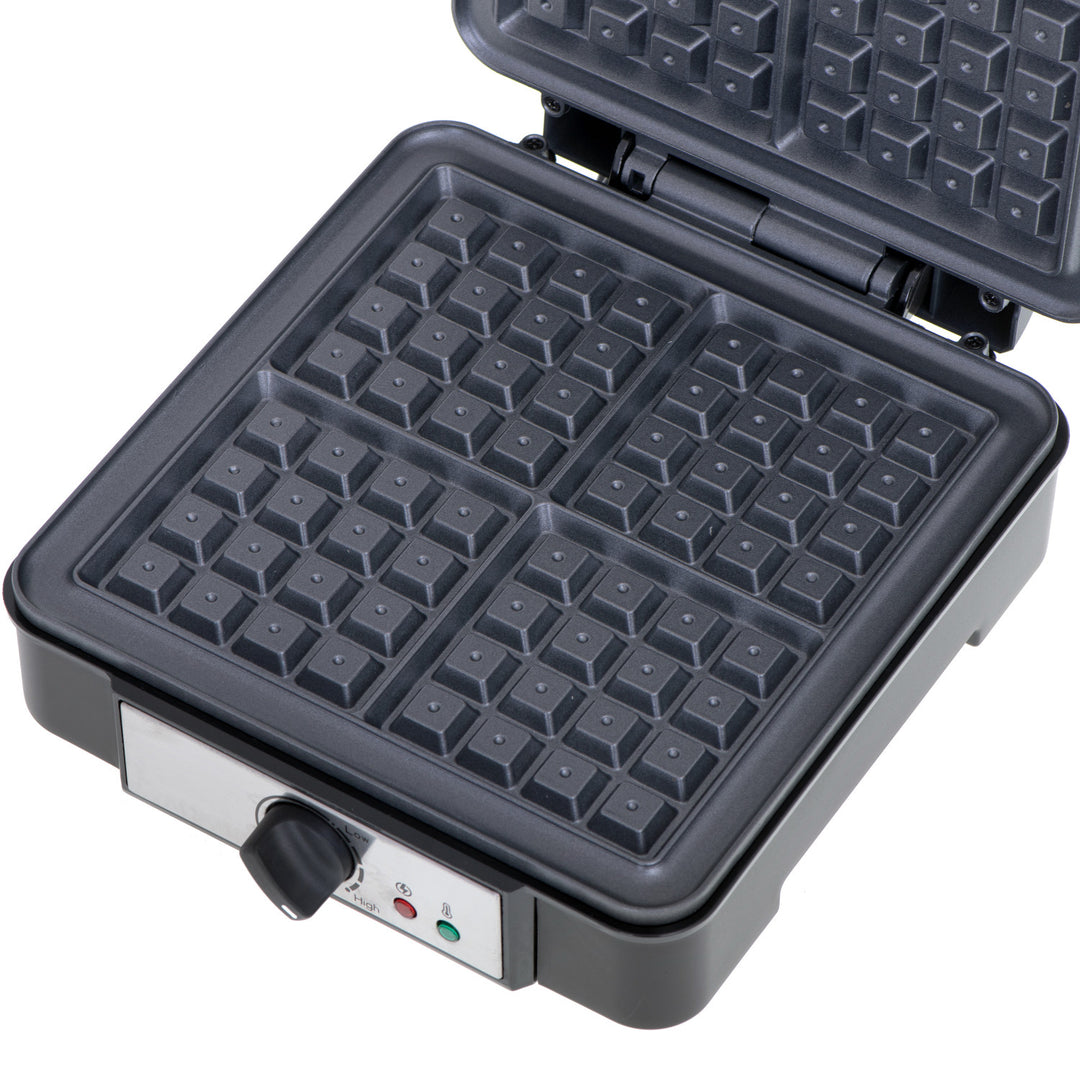 Gofrera Adler, para 4 gofres, control de temperatura, 1800W, AD 3049