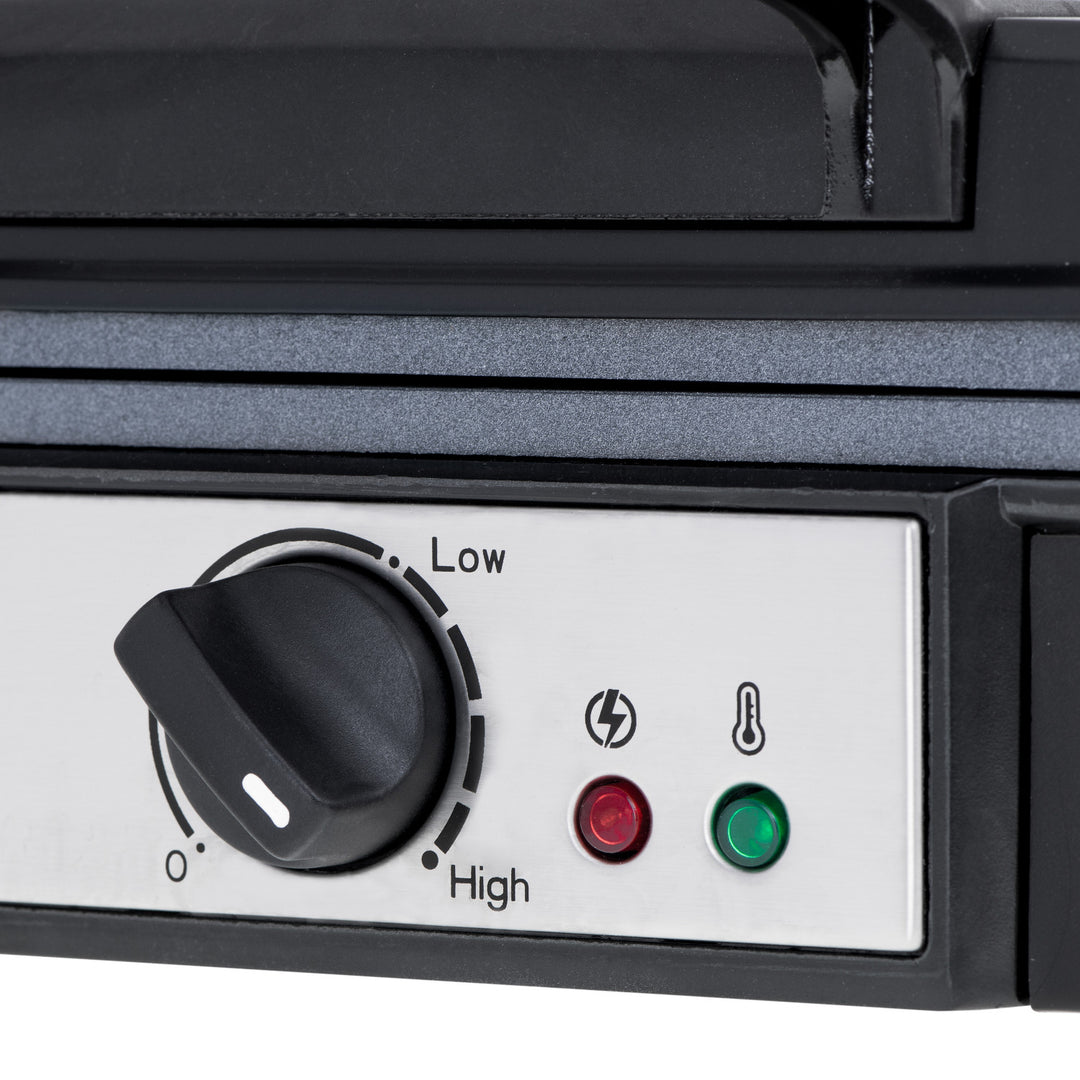 Gofrera Adler, para 4 gofres, control de temperatura, 1800W, AD 3049