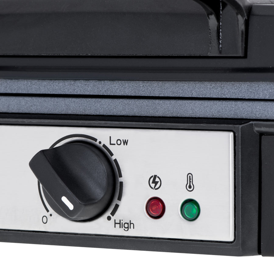 Gofrera Adler, para 4 gofres, control de temperatura, 1800W, AD 3049