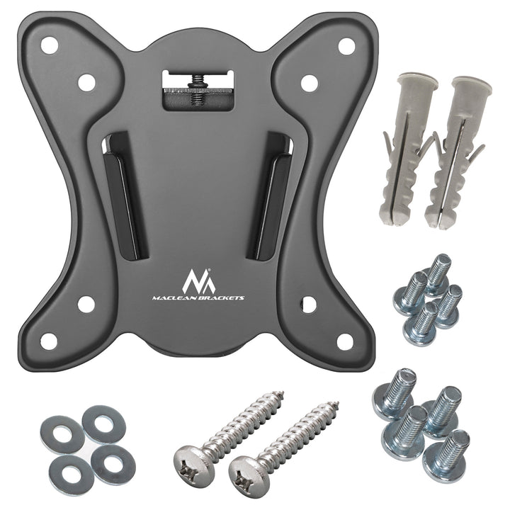 Suporte de TV Maclean MC-715A, compatível com VESA 75x75, 100x100, 13-27", 25 kg