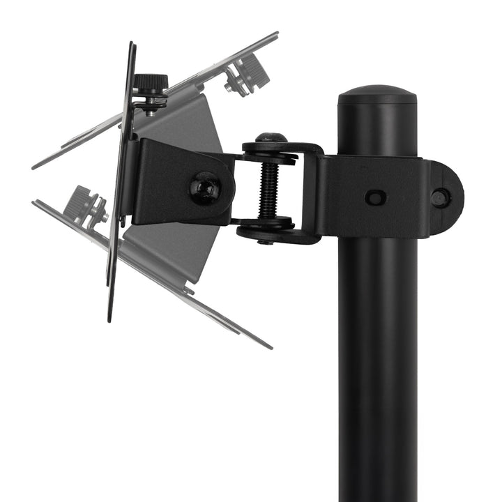 Suporte para monitor Maclean MC-966 para OLED QLED LCD e LED, suporte de mesa duplo, vertical, VESA 75x75 e 100x100, 13-27", 9 kg