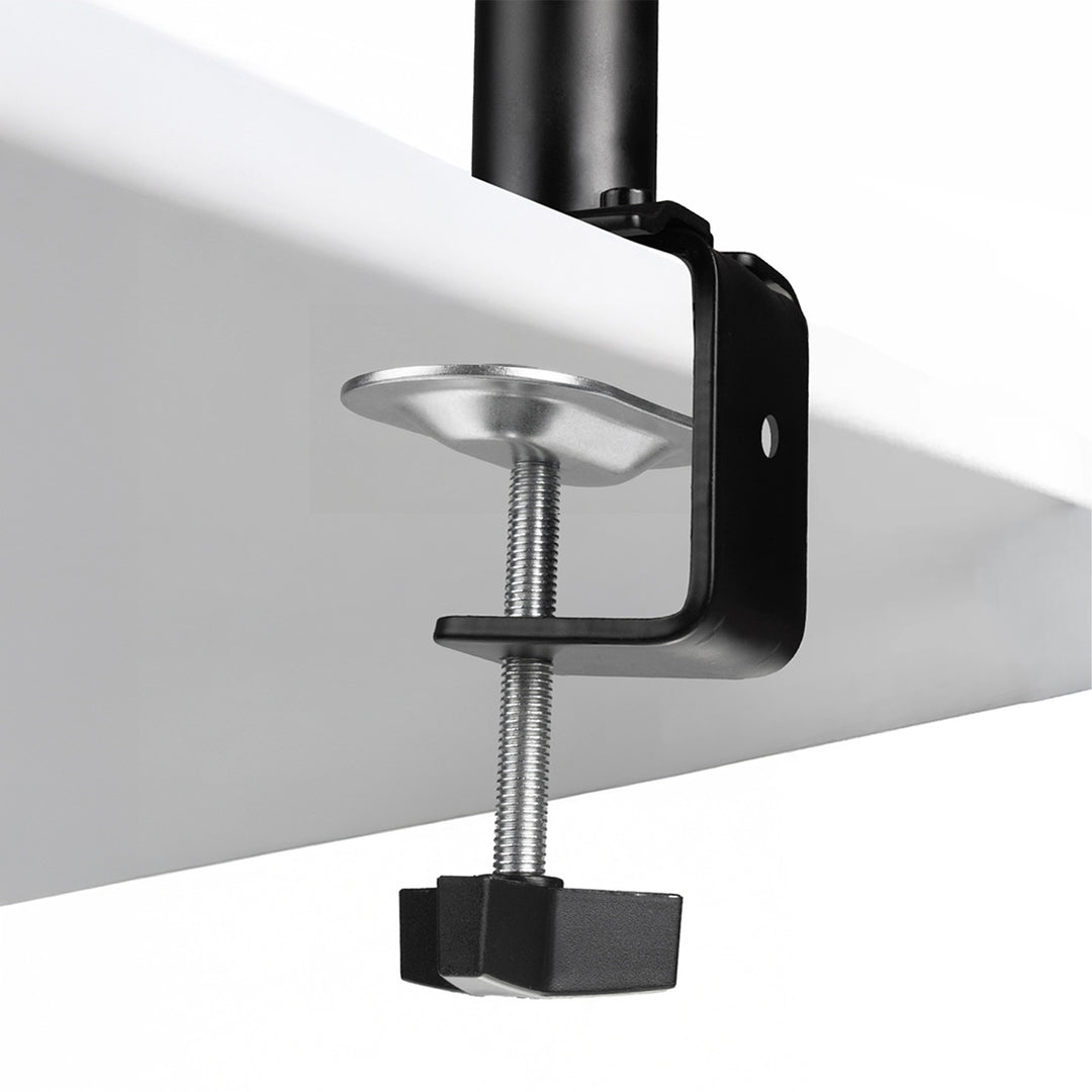 Suporte para monitor Maclean MC-966 para OLED QLED LCD e LED, suporte de mesa duplo, vertical, VESA 75x75 e 100x100, 13-27", 9 kg