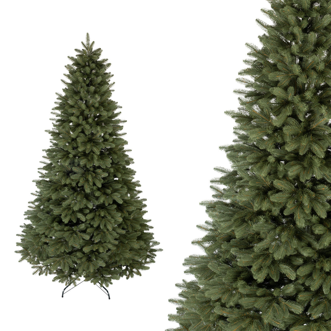 Árvore de Natal artificial Novatom, abeto canadiano, PE + PVC, 150 cm, JKM150