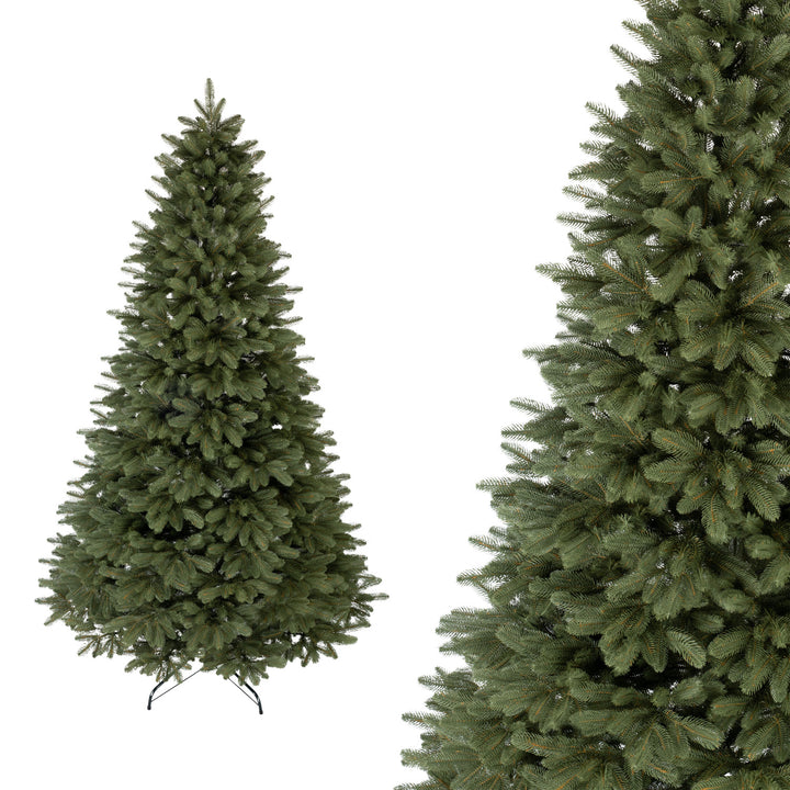 Árvore de Natal artificial Novatom, abeto canadiano, PE + PVC, 150 cm, JKM150