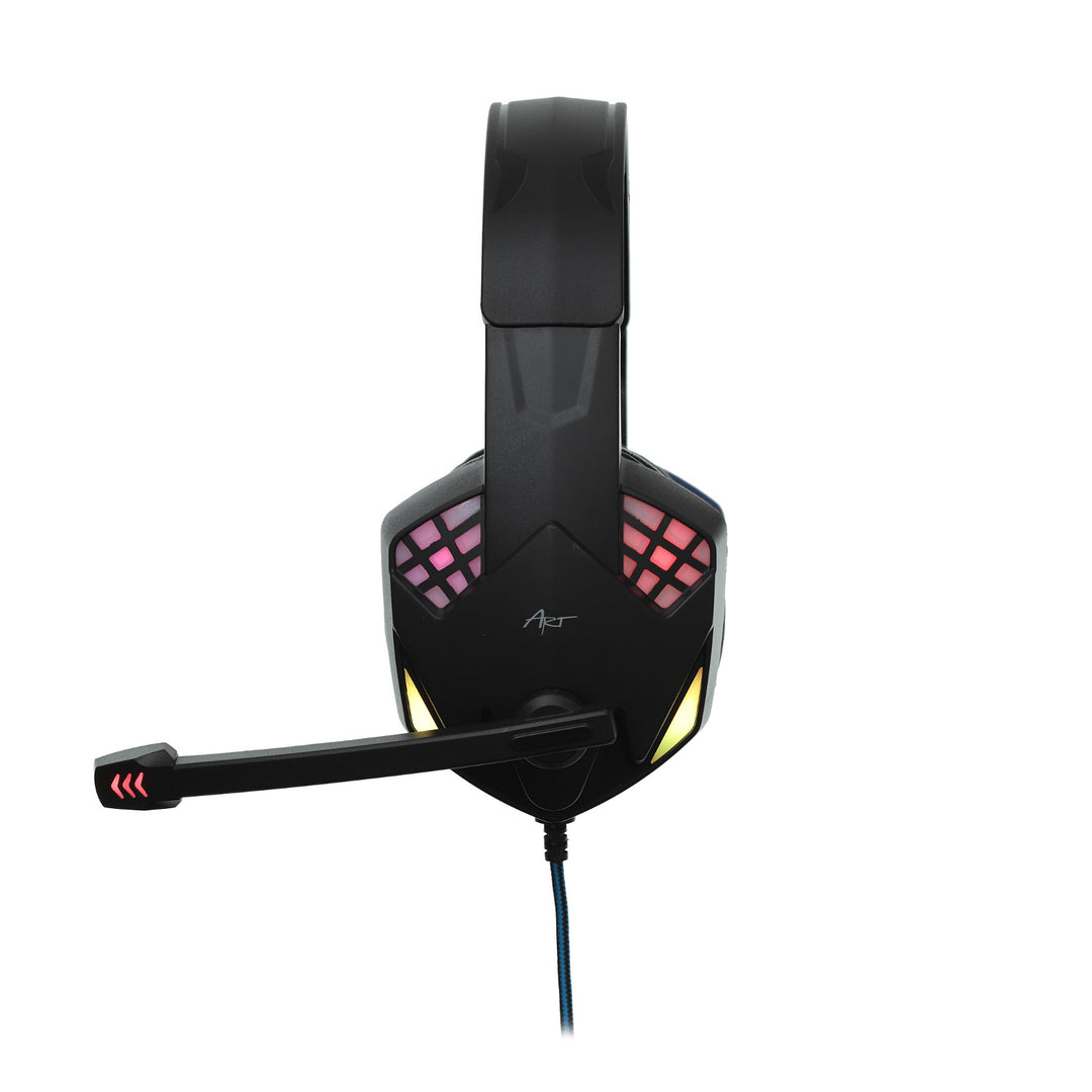 Headset Gamer ART com Microfone, Retroiluminação LED, G11