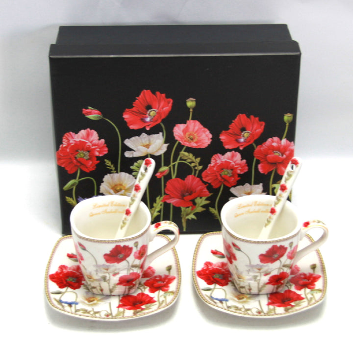Conjunto de chávena e pires em porcelana Queen Isabell W9PWH06-09596