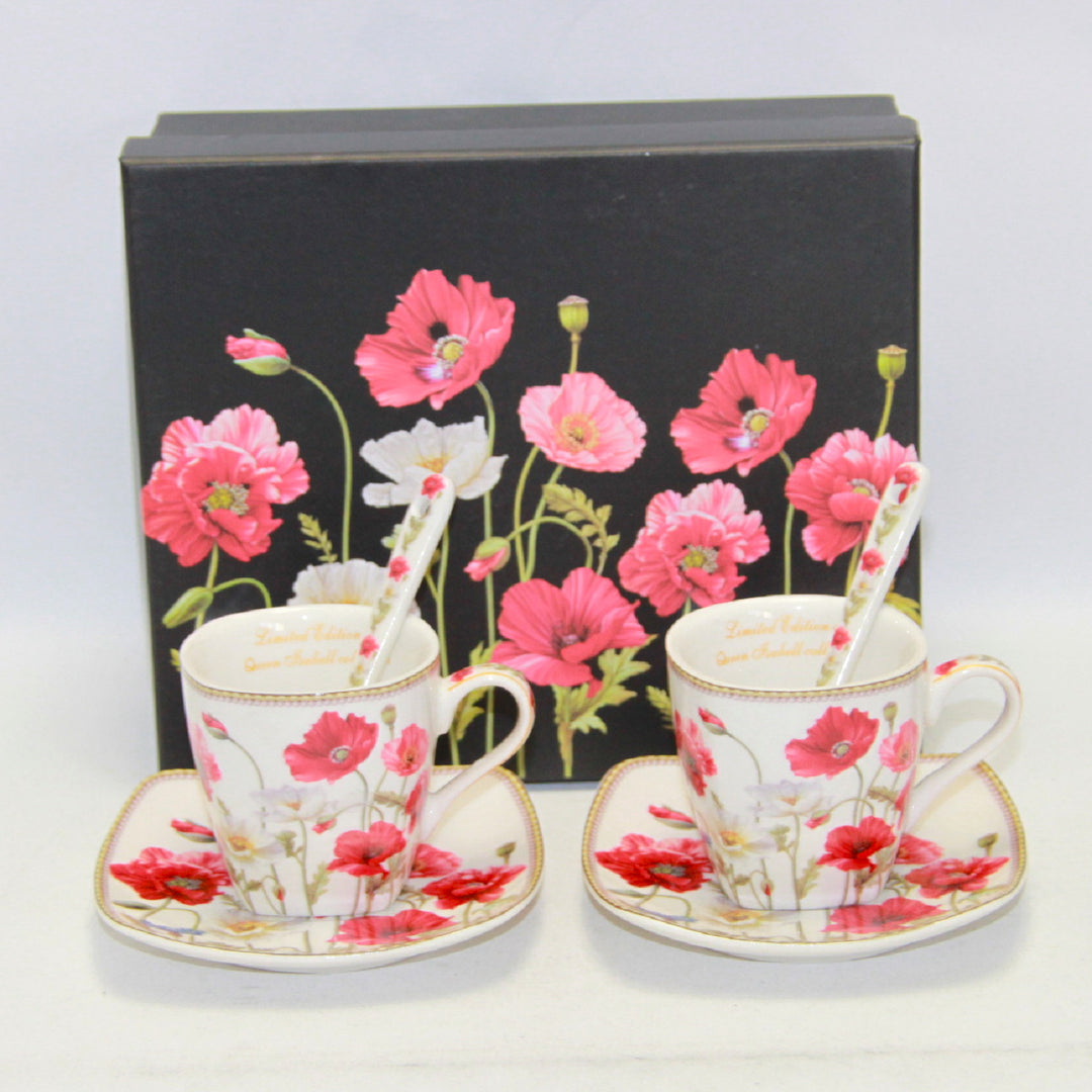 Conjunto de chávena e pires em porcelana Queen Isabell W9PWH06-09596