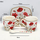 Conjunto de chávena e pires em porcelana Queen Isabell W9PWH06-09596