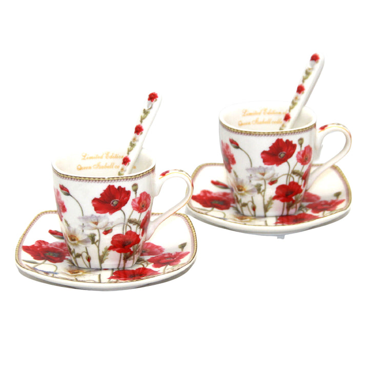 Conjunto de chávena e pires em porcelana Queen Isabell W9PWH06-09596
