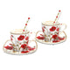 Conjunto de chávena e pires em porcelana Queen Isabell W9PWH06-09596