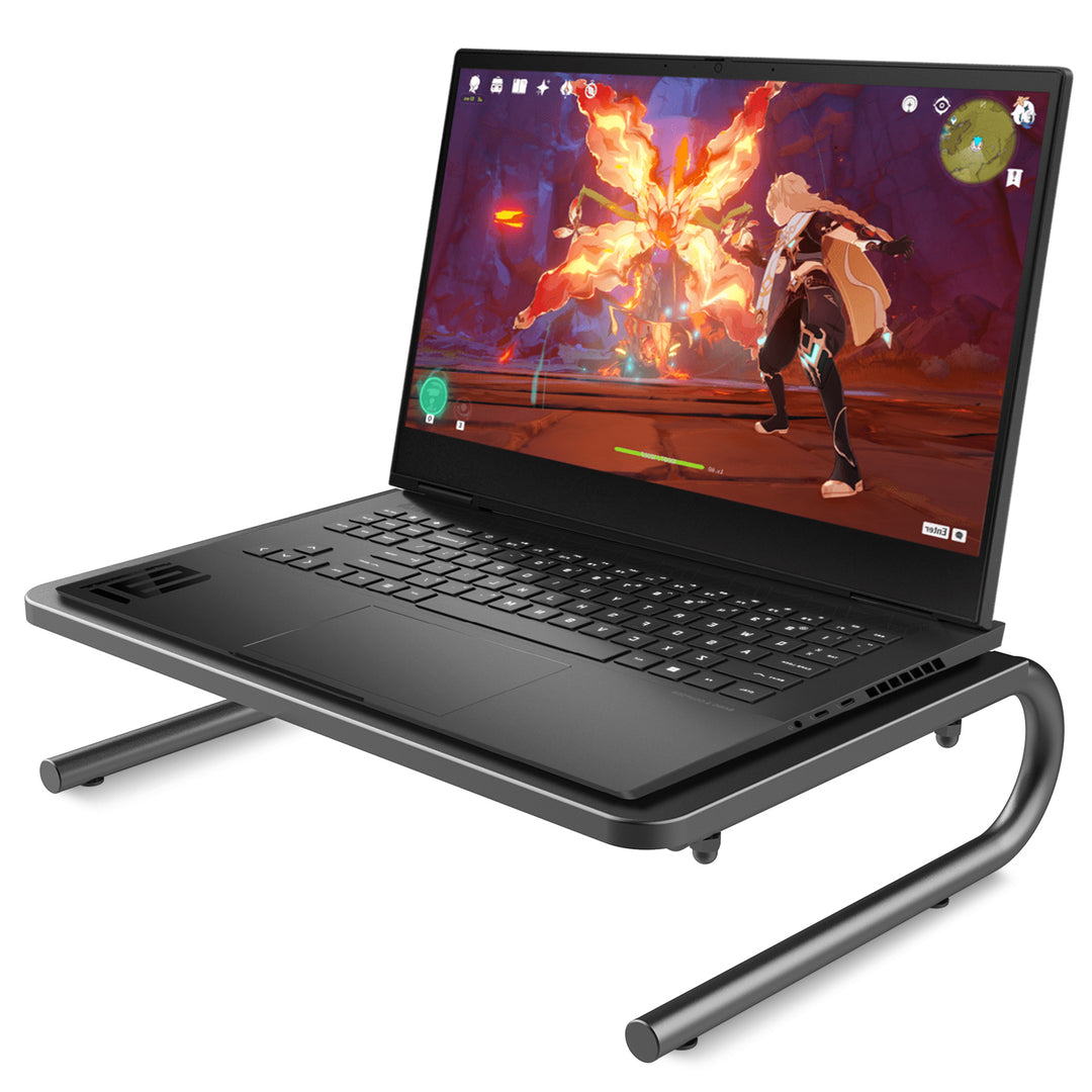 Suporte ergonómico para monitor/portátil Maclean MC-948, carga máxima: 20 kg, superfície perfurada, concebido para monitores com diagonal de ecrã de 13 a 32 pol.