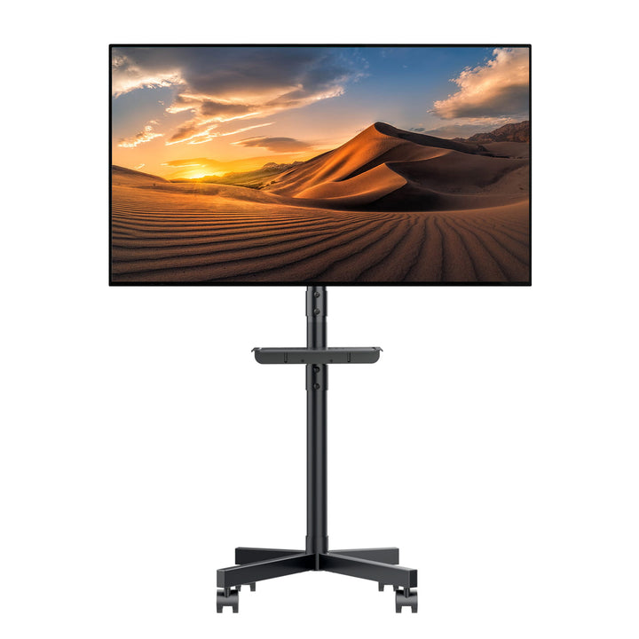 Suporte móvel para TV com rodas Maclean MC-949, adequado para televisores de 32 a 55 polegadas com um peso máximo de 25 kg. VESA 400x400, suporte universal para TV.