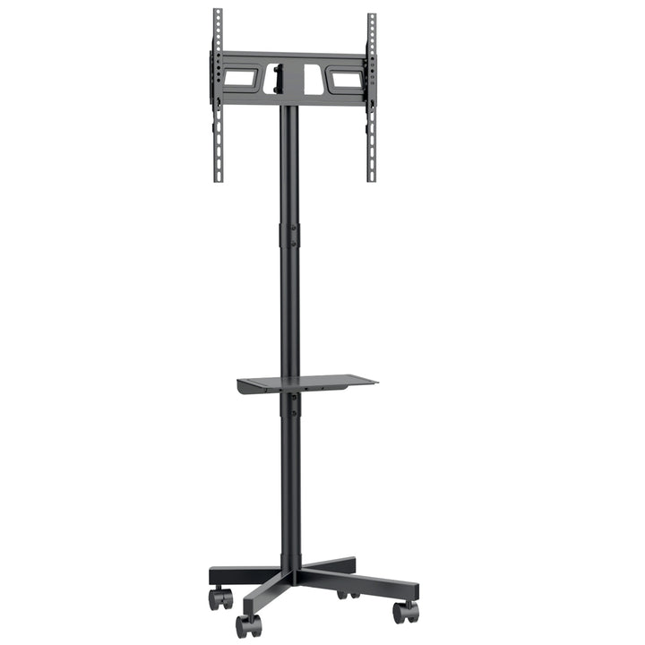 Suporte móvel para TV com rodas Maclean MC-949, adequado para televisores de 32 a 55 polegadas com um peso máximo de 25 kg. VESA 400x400, suporte universal para TV.
