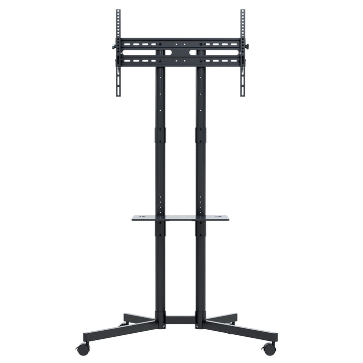 Suporte de pedestal móvel profissional Maclean MC-951 com rodas, adequado para TVs/ecrãs de 32" a 70" até 40 kg, padrão VESA 600x400, suporte universal para TV
