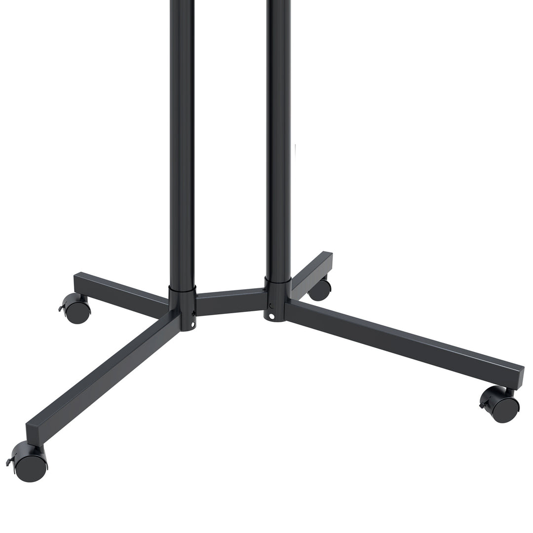 Suporte de pedestal móvel profissional Maclean MC-951 com rodas, adequado para TVs/ecrãs de 32" a 70" até 40 kg, padrão VESA 600x400, suporte universal para TV