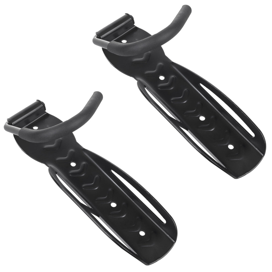 2x soporte de pared para bicicletas Maclean, vertical, acero, carga máx. 30 kg, MC-432